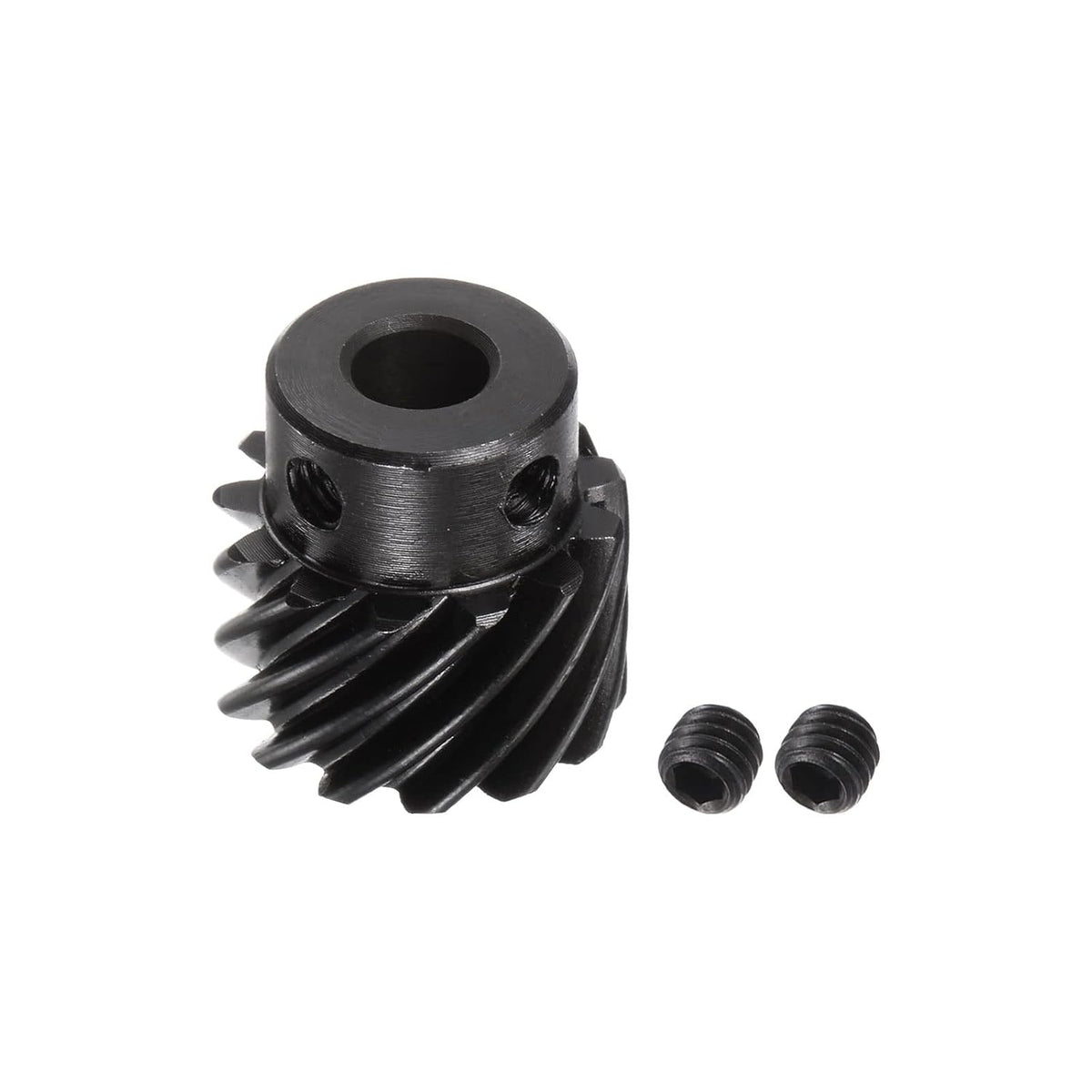 6mm Inner Aperture 13T Helical Bevel Gear 1 Mod Hardened 45# Steel Spur Diff Differential Motor Spiral Bevel Gear Parts Accessories, Right Direction