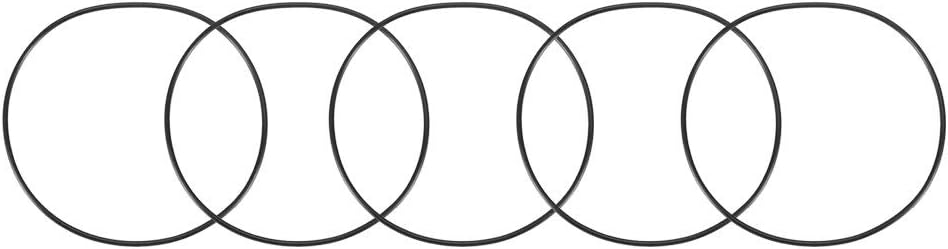 Nitrile Rubber O-Rings 90mm OD 86mm ID 2mm Width, Metric Sealing Gasket, Pack of 5
