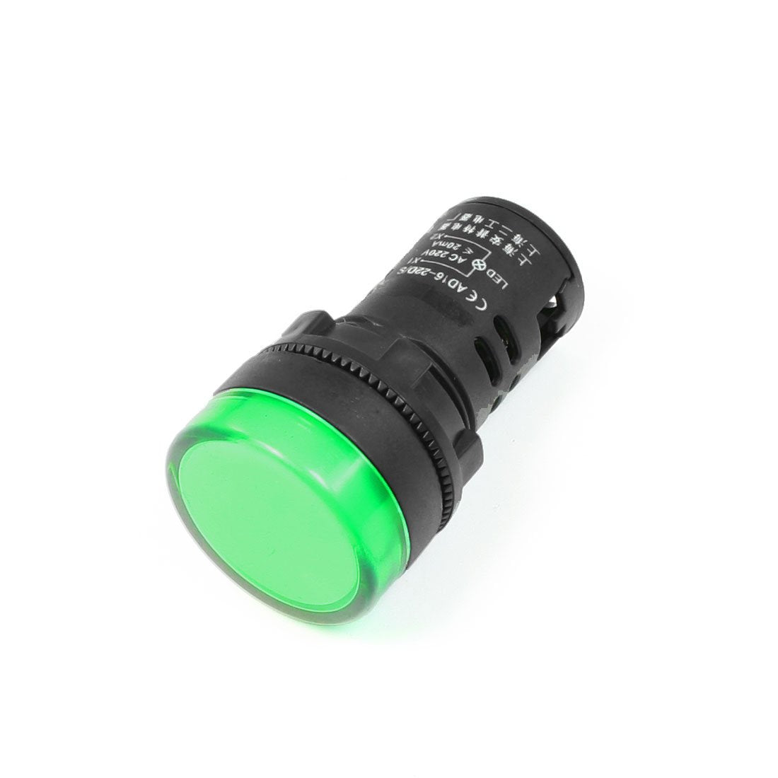 a13062600ux1235 LED Accident Indicator Signal Pilot Lamp, AC 220V, 20 mA, Green Light