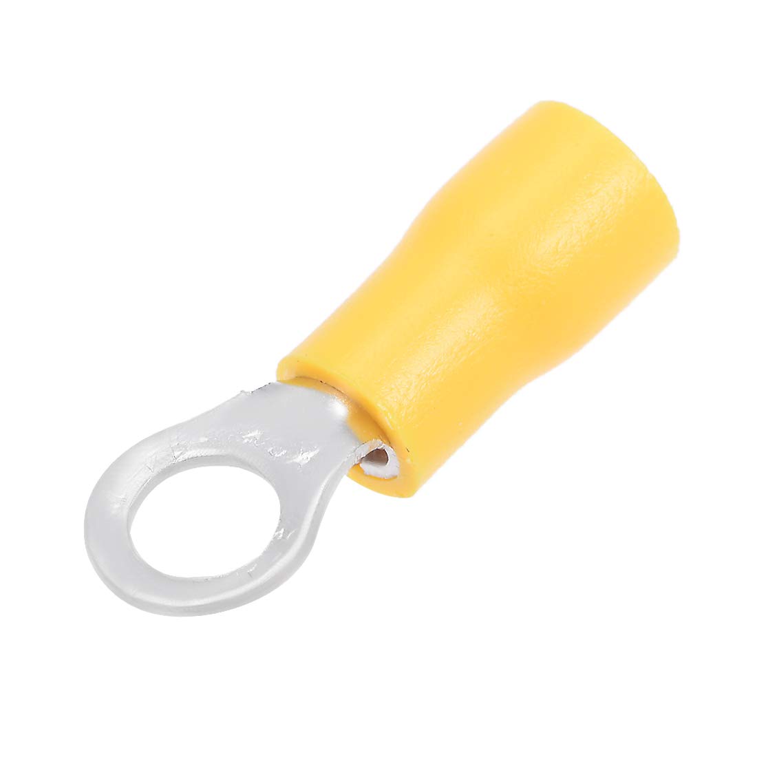 RV3.5-5 Insulated Electrical Crimp Terminal, Ring Spade Wire Connector for AWG14-12 50Pcs