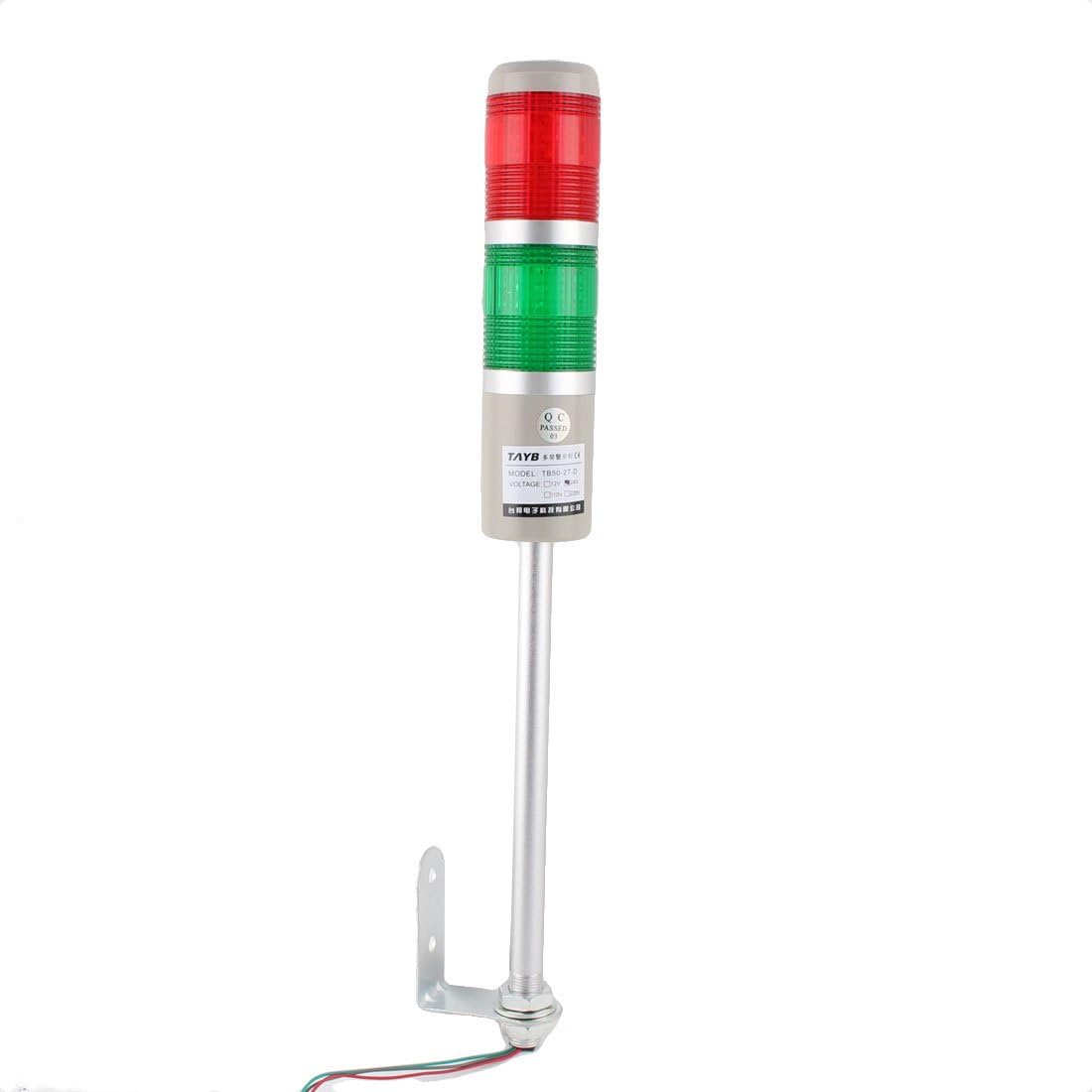 TB50-2T-D DC 24V Red Green Tower Lamp Industrial Signal Warning Stack Light