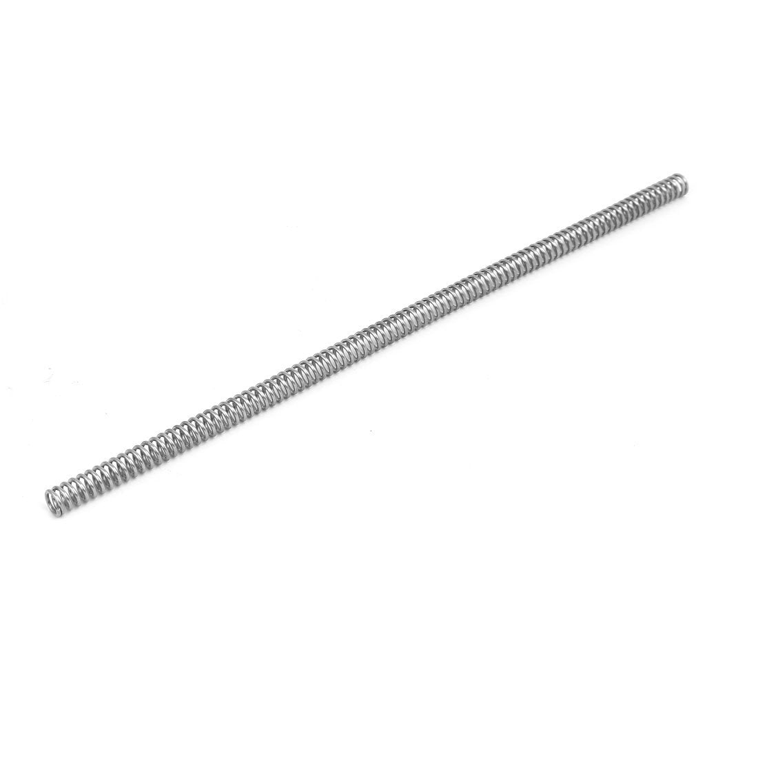 Compression Spring,304 Stainless Steel,10mm OD,1.5mm Wire Size,305mm Free Length,Silver Tone