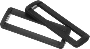 Plastic Rectangle Ring, Webbing Belt Buckle Slide Loop for Backpack Straps DIY Accessories