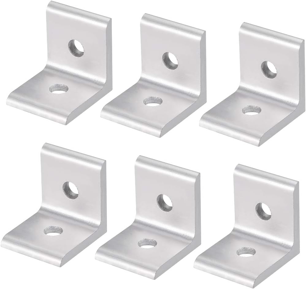 Inside Corner Bracket for 3030 Series Aluminum Extrusion Profile, 6 Pcs