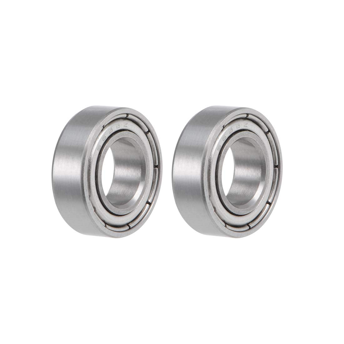 S688ZZ Deep Groove Ball Bearings 8mm x 16mm x 5mm Double Shielded Stainless Steel 2pcs