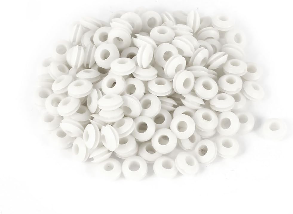 300 PCS 4.5mm Inner Diameter Rubber Cable Wiring Grommets Gasket Ring