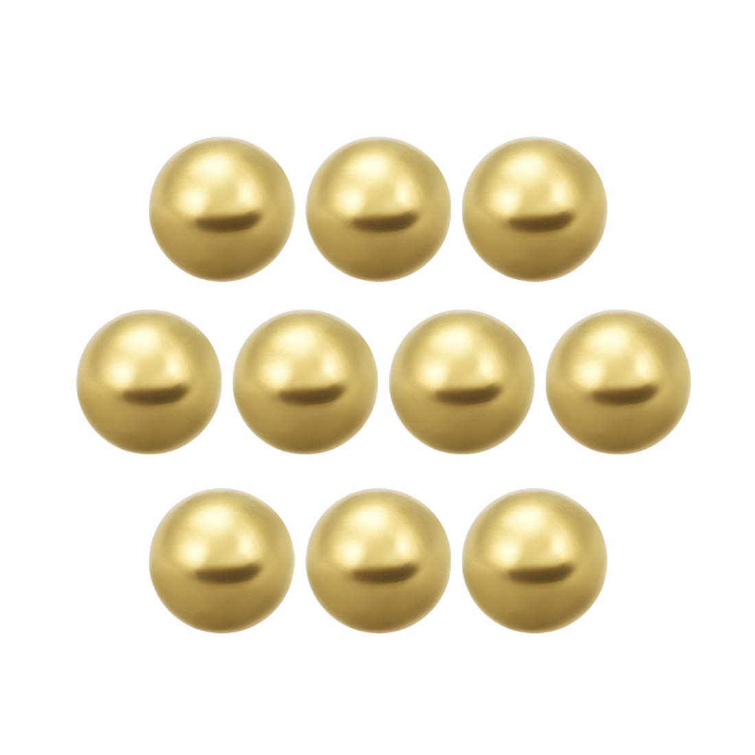 1/2-inch Precision Solid Brass Bearing Balls 10pcs