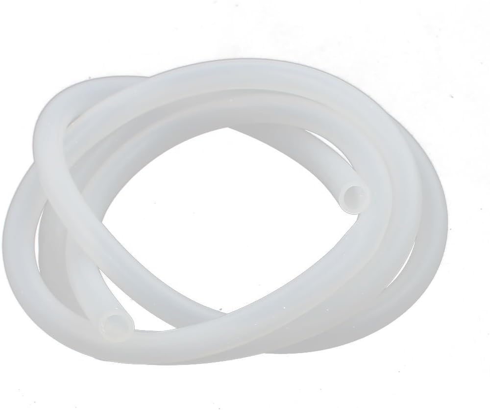 5mm x 7mm High Temp Resistant Flexible Silicone Tube Hose Pipe 1M Length