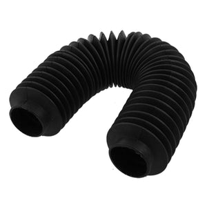 a11092800ux0258 Machinery Black Rubber Flexibility Corrugated Sleeve Bellows, Steel