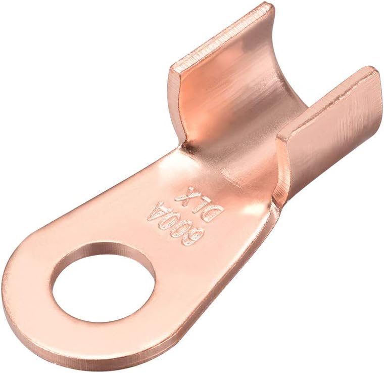 OT-600A Open-End Copper Crimp Terminal Lugs AWG 3/0-4/0 Battery Cable Connector
