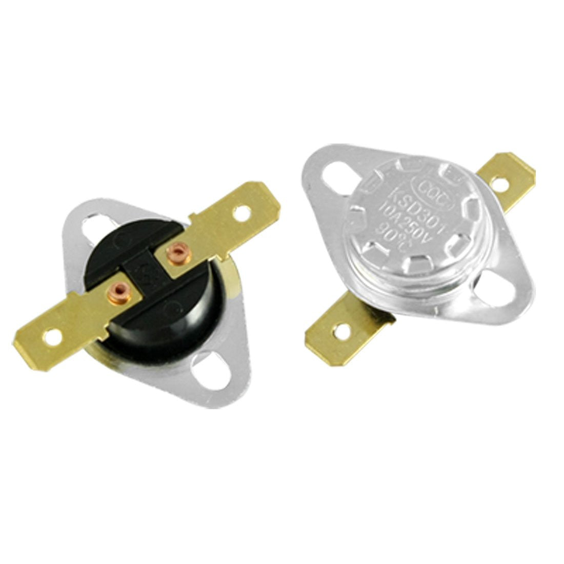 3pcs KSD301 Temperature Control Switch Thermostat 90 Celsius N.C. Auto Reset