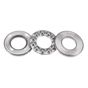 51203 Thrust Ball Bearings 18mm x 35mm x 12mm Chrome Steel Single Direction