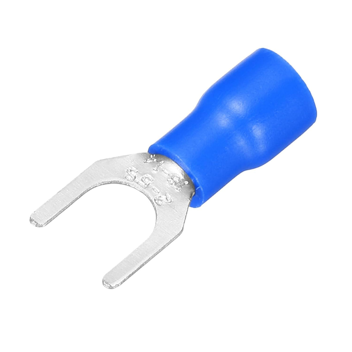 150 Pcs Insulated U-Type Wire Connector Electrical Crimp Terminal 16-14 AWG for Electrical Projects Blue
