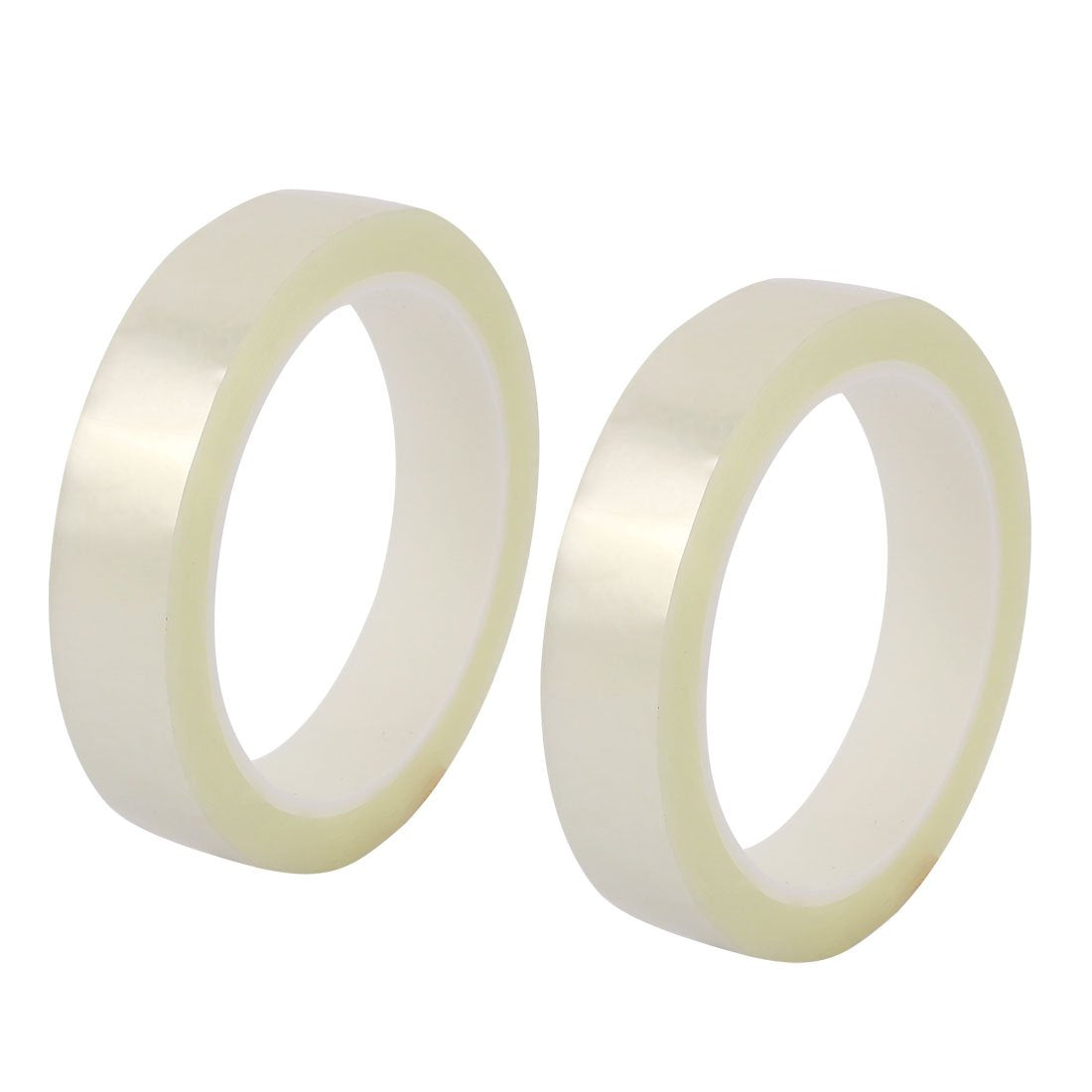 2Pcs 20mm Single Sided Strong Self Adhesive Mylar Tape 50M Length Clear