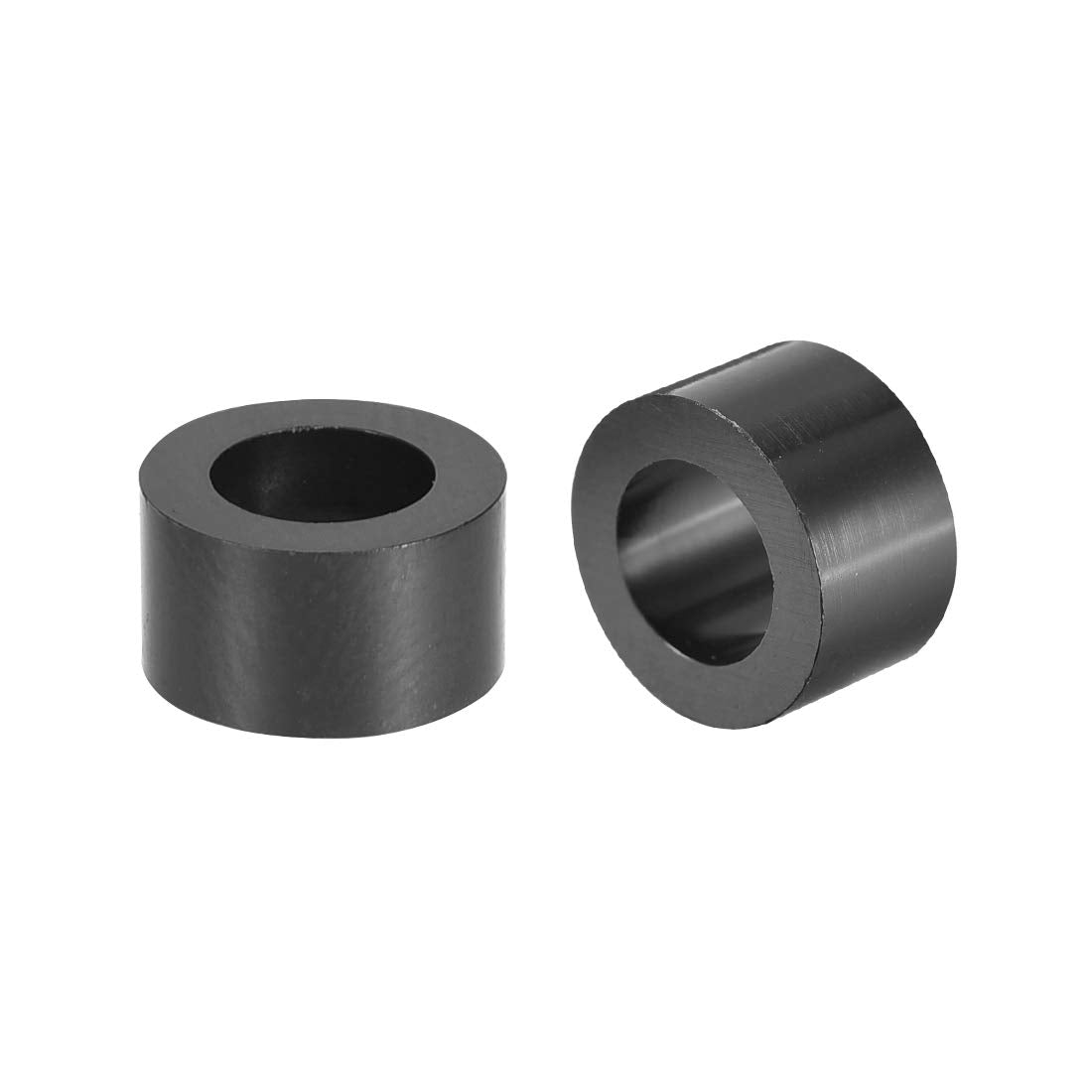 ABS Round Spacer Washer 5.4mm ID 9mm OD 5mm Length for M5 Screws Block Black 500Pcs, for 3D Printer TV Wall Mount Outlet Pegboard Motorbike