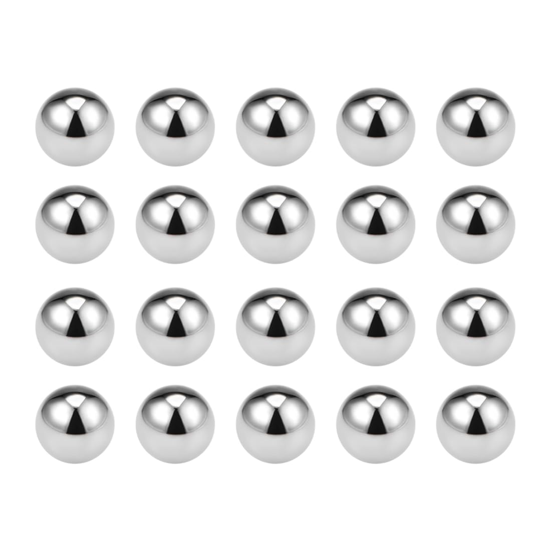 Precision Balls 6mm Solid Chrome Steel G10 for Ball Bearing Keychain Wheel 100pcs