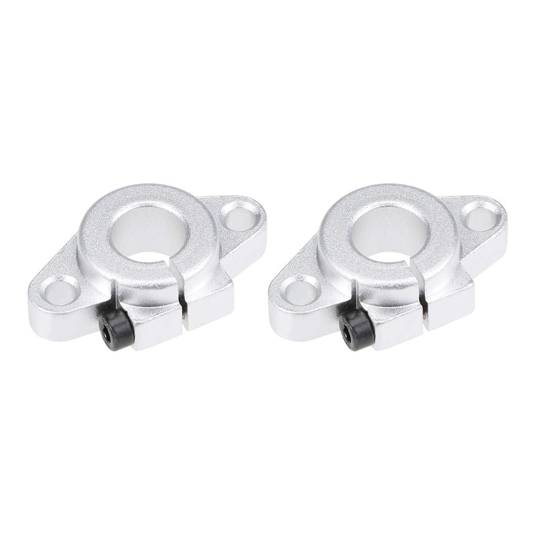 13mm Shaft Support SHF13 Flange Mount Linear Motion Slide Rail Guide Blocks for CNC 3D Printer 2pcs