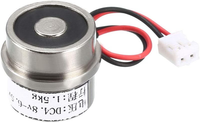 DC4.8V-6.5V 15N 1.5KG Force Electric Lifting Magnet Electromagnet Solenoid Lift Holding