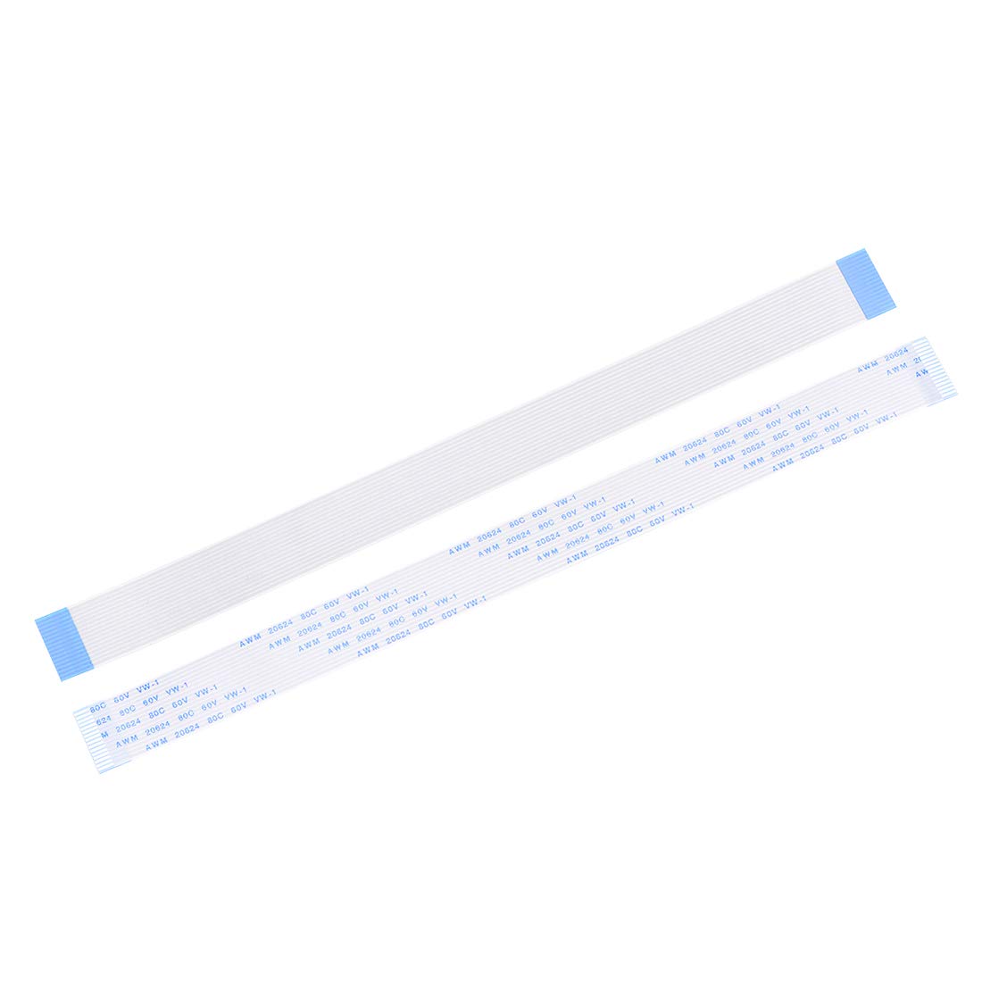 100 Pcs 220mm Length 1mm Pitch 16 Pins FFC Flexible Flat Cables