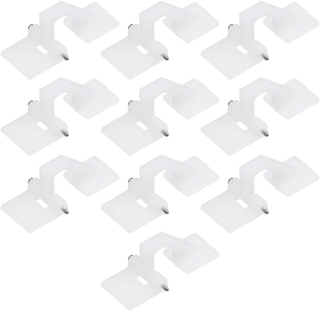 LinkMejor RC Hinges Adjustable Hatch Hinge L27 x W11 mm, for RC Model Airplane Parts 10pcs