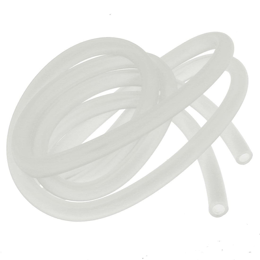 8mm x 13mm Heat Resistant Soft Silicone Tube Hose Pipe 2M Long Milky White