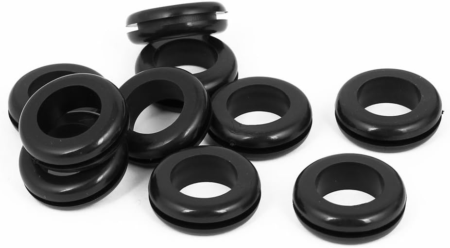 10pcs 23mm Mount Black Rubber Grommet Firewall Hole Wiring Electrical Wire