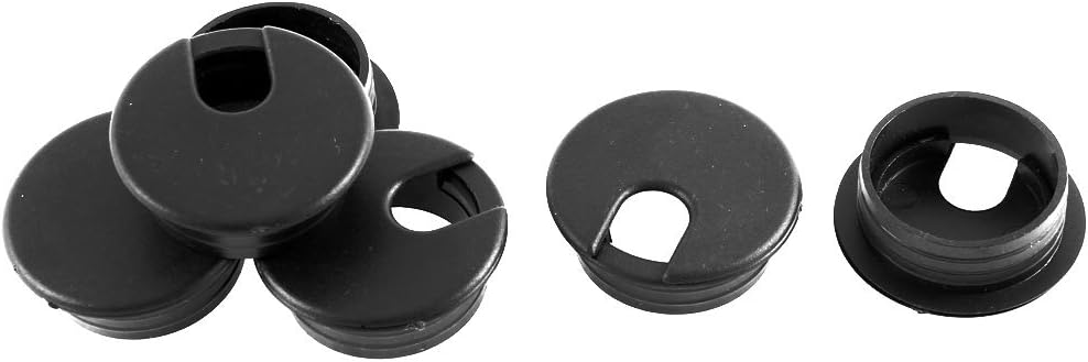 35mm Desk Grommet Table Cable Outlet Port Surface Hole Cover 6 Pcs