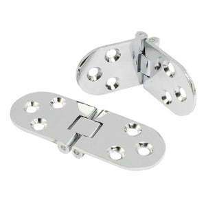 a13022300ux0071 Silver Tone Metal Foldable Rotary Closet Cabinet Door Hinges 1.2" Length (Pack of 2)