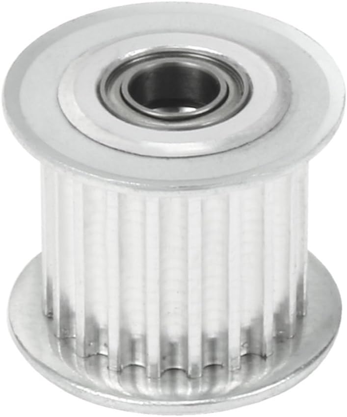Aluminum 20T 5mm Bore 3mm Pitch Timing Belt Pulley with Bearing for 15mm Belt