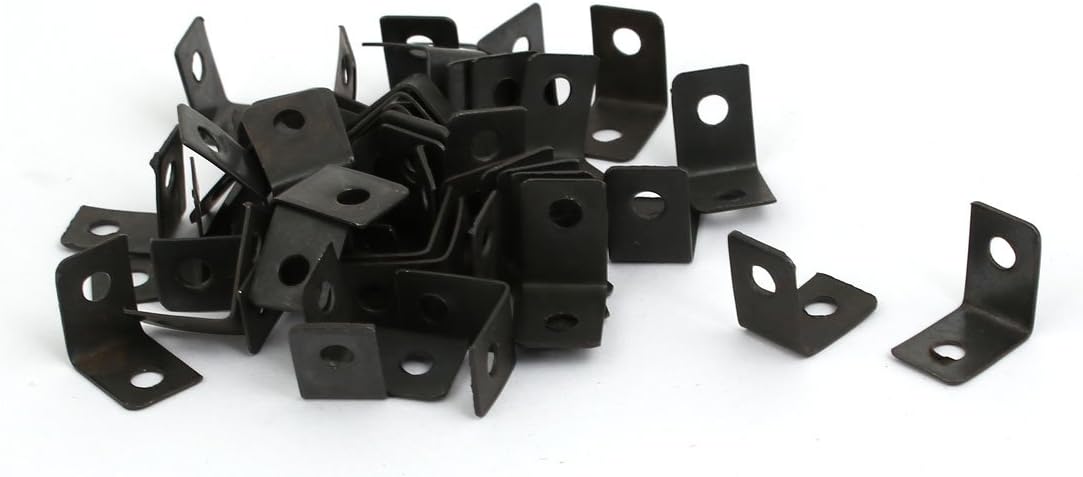 13mmx9mmx13mm 90 Degree Angle Bracket Corner Brace Joint Fastener 50 Pcs