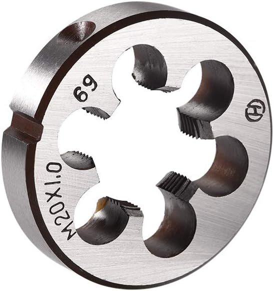 M20 x 1 Metric Round Die, Machine Thread Right Hand Threading Die, Alloy Steel Screw Thread Cutting Die