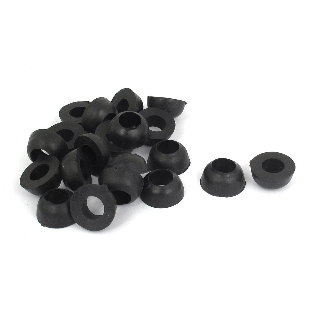 a15092100ux0445 18mmx9 mm Rubber O Ring Seal Sealing Washer Gasket Grommet Black 20 Pcs (Pack of 20)