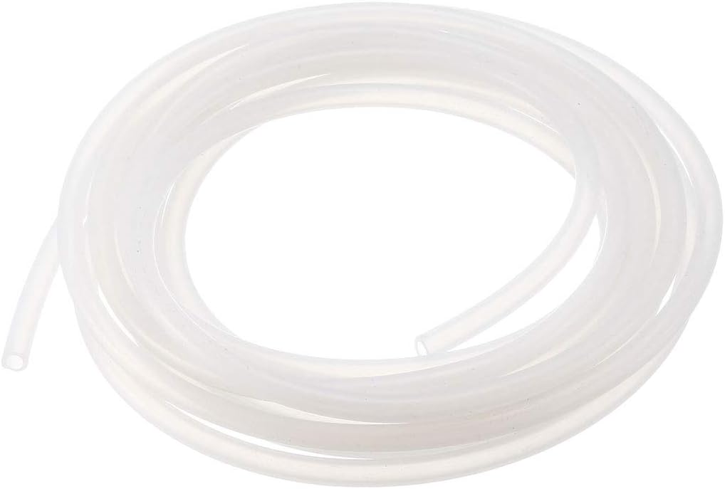 Silicone Tube 3mm ID 5mm OD Hose Rubber Flexible Translucent Tubing Pipe 3 Meters for Pump Transfer
