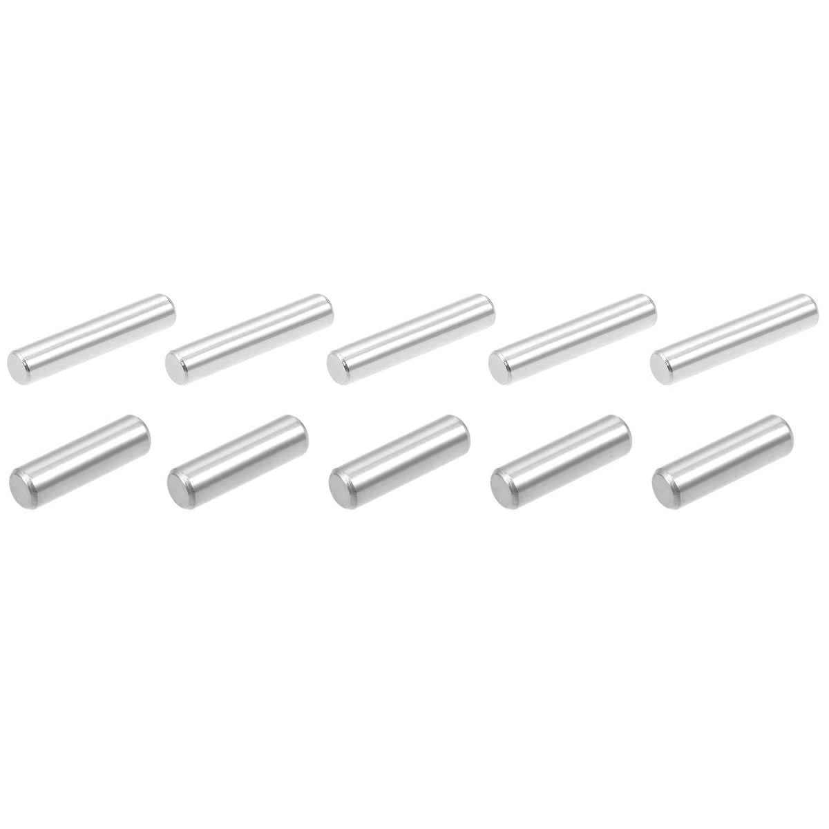 5X 25mm and 6X 20mm Dowel Pin 304 Stainless Steel Cylindrical Shelf Support Pin for Connecting and Positioning, 20in 1 Set