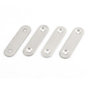 60 x 16mm Flat Mending Repair Plate Bracket Corner Brace 4 PCS