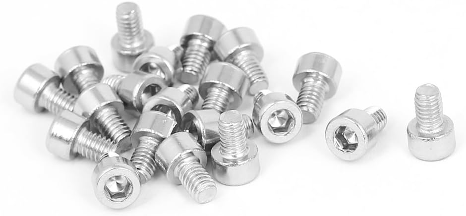 M4x6mm 304 Stainless Steel Hexagon Socket Head Cap Screws DIN912 20pcs