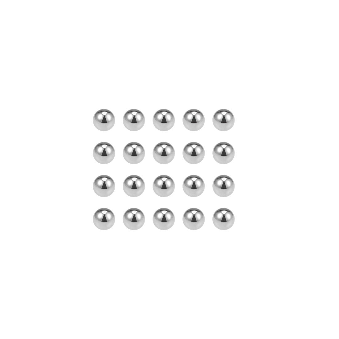 Precision Balls 1/4" Solid Chrome Steel G10 for Ball Bearing Keychain Wheel 50pcs