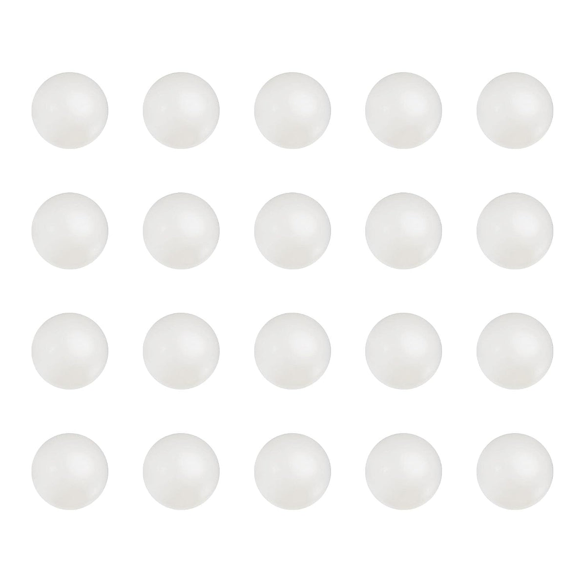 25pcs 5mm Nylon Solid Plastic Bearing Balls G1 Precision