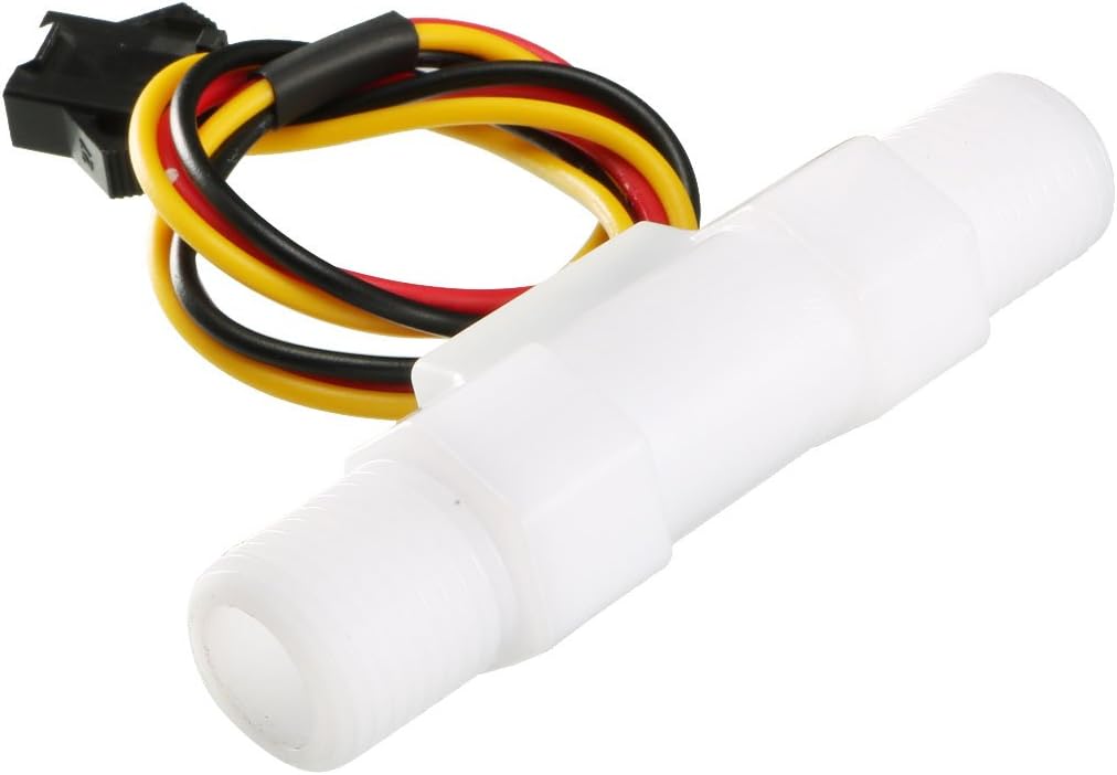 G1/4" Hall Effect Water Flow Sensor Switch Flowmeter Counter Fluid Meter DC5V 0.2-2.5L/Min SEN-HZ41W