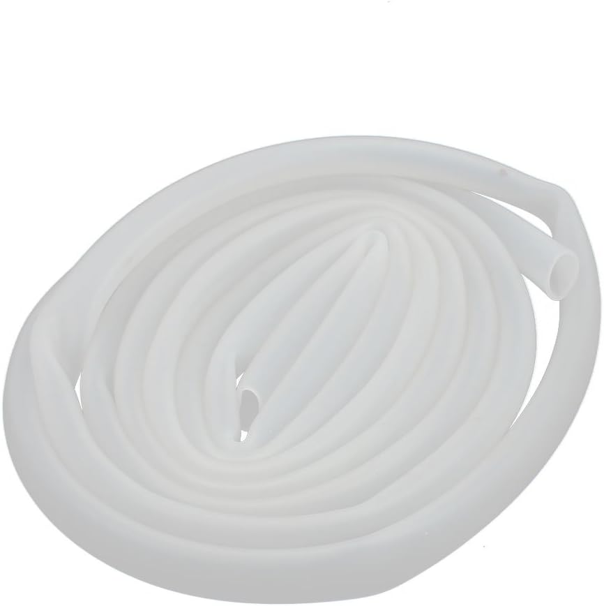8mm x 10mm High Temperature Resistant Flexible Silicone Tube Hose Pipe 2M Length