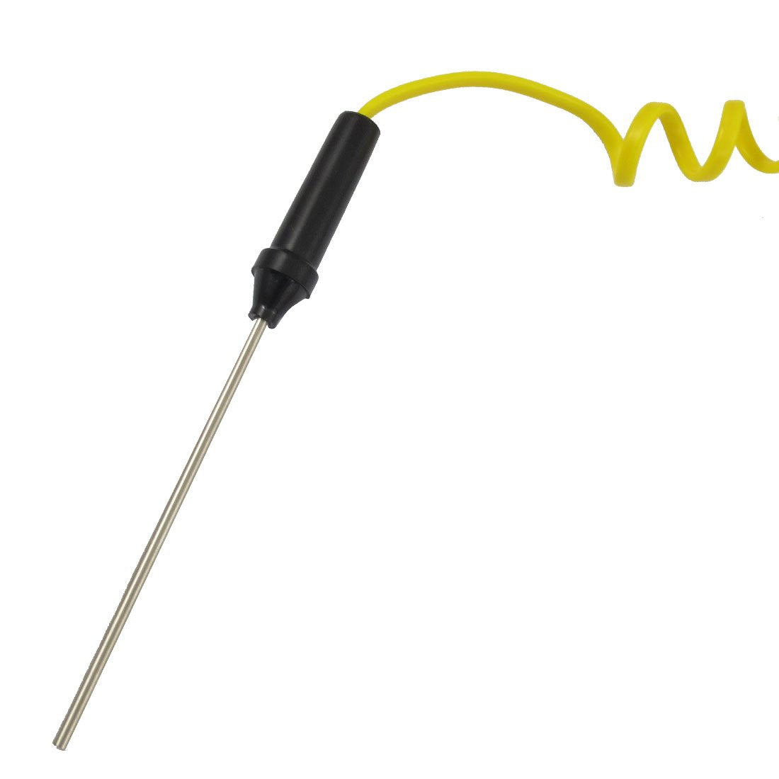 Probe K Type 0-500C Temperature Range Coiled Thermocouple, 80 mm x 3 mm
