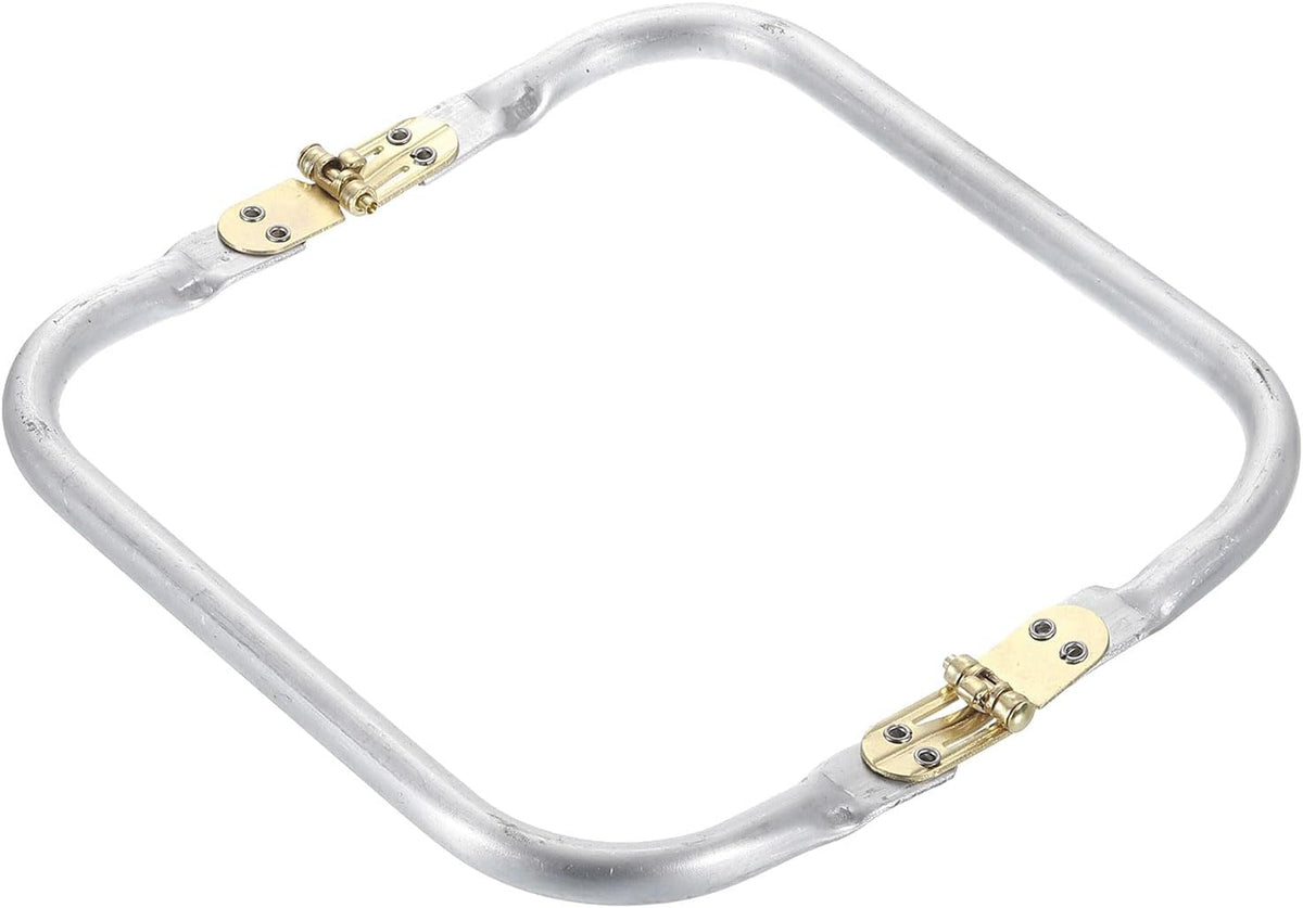 Metal Purse Frame 7 in, 1 Pcs Rectangle Frame Kiss Lock, Bag Frame Hardware Replacements for DIY Purse Handle Bag Making, Clutch Coin Purse Frames