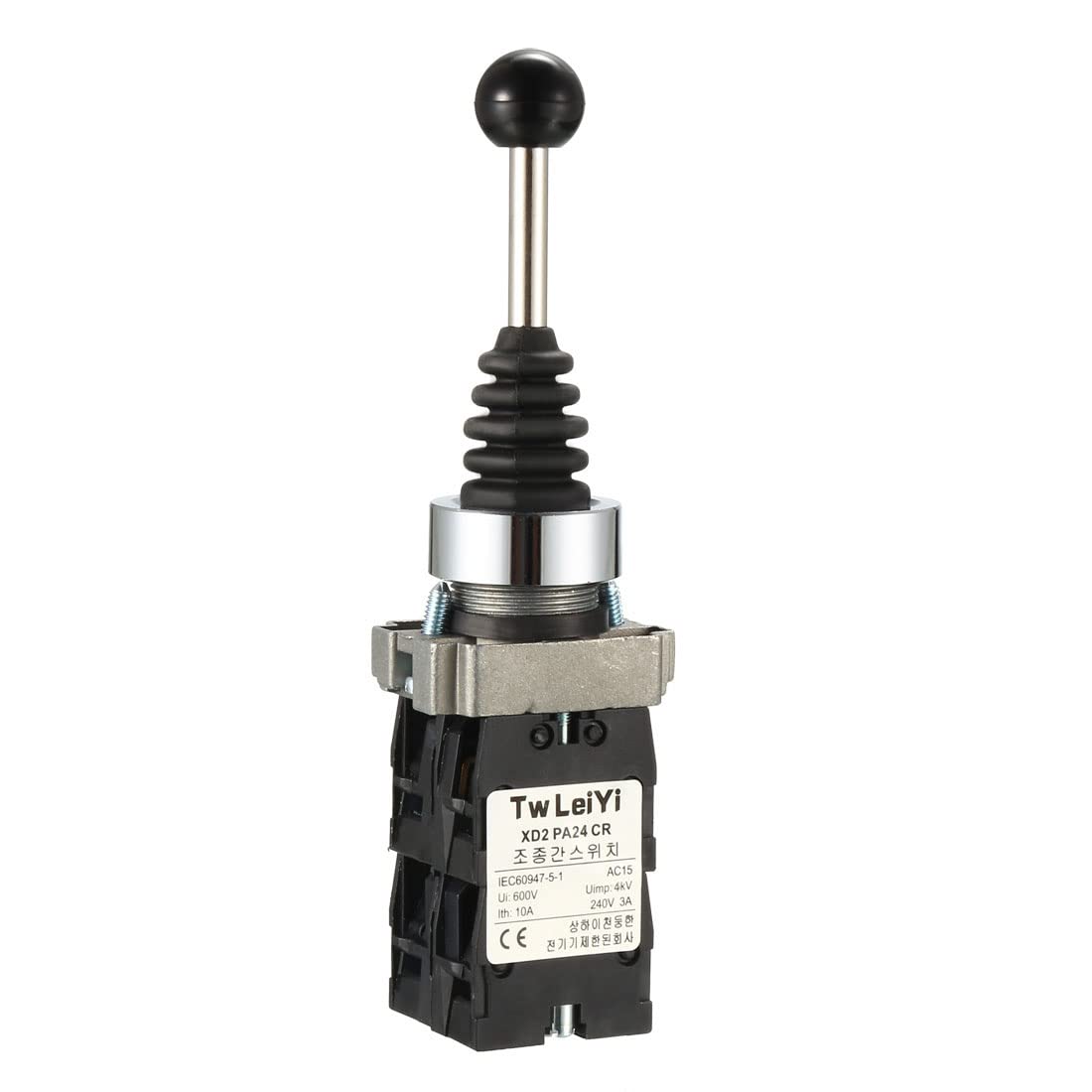 Joystick Switch Controllers 4 Position 4NO Momentary Type AC 600V 10A 22mm Panel Mount
