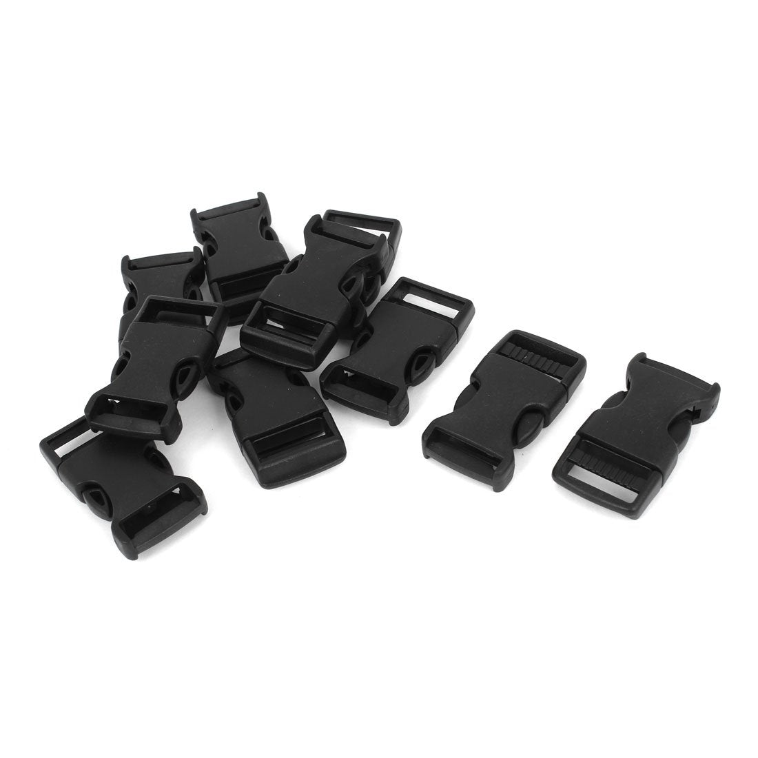 LinkMejor a14112100ux0226-DM Webbing Strap Clasp, Plastic Side, Quick Release Buckles, 20 mm Size (Pack of 10)