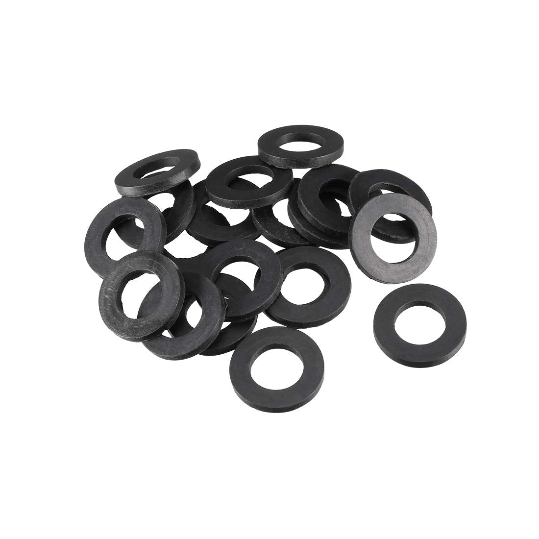 a15050500ux1078 Water Pipe Tube Hose 17x10x2mm Rubber Seal Ring Gasket Washer Black (Pack of 20)