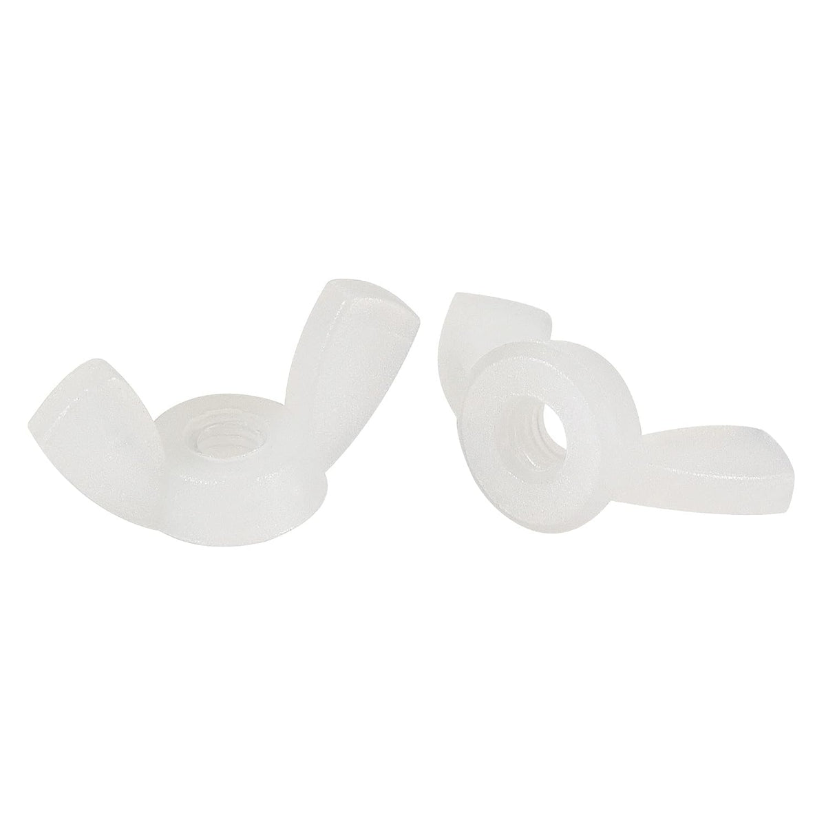 M3 Wing Nuts Nylon Butterfly Nut Hand Twist Tighten Fasteners White 10pcs