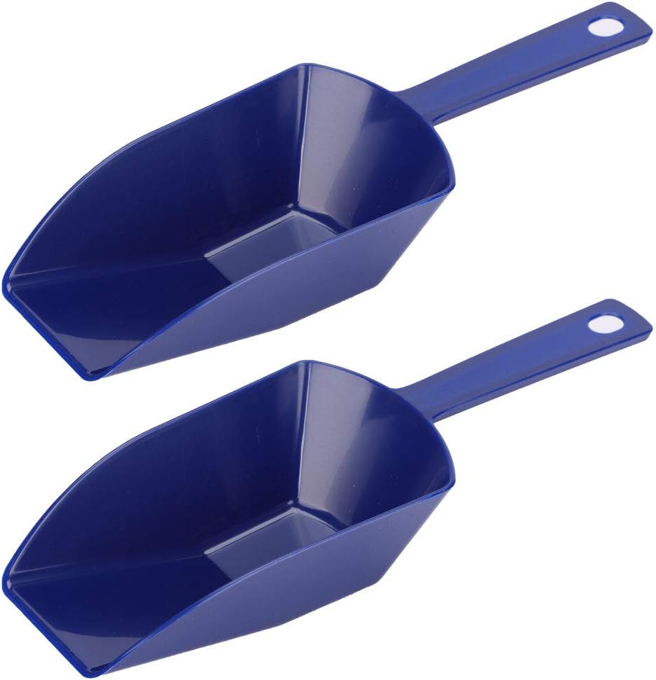 Plastic Household Kitchen Flour Sugar Spice Cereal Rica Ice Shovel Scoop 2pcs