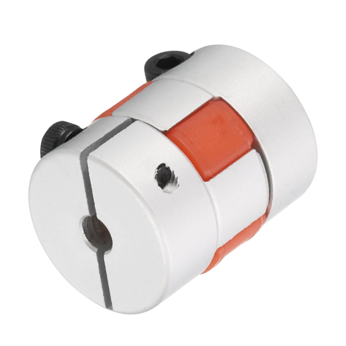 Aluminum Plum Shaft Coupling 4mm to 4mm Bore L25xD20 Flexible Coupler Joint for Machine and Servo Stepped Motor Pack of 1
