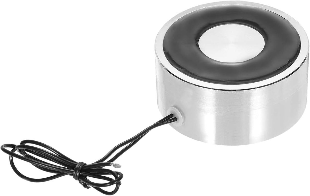 DC12V 100KG Lift Holding Electromagnet Sucking Disc Electric Lifting Magnet Solenoid
