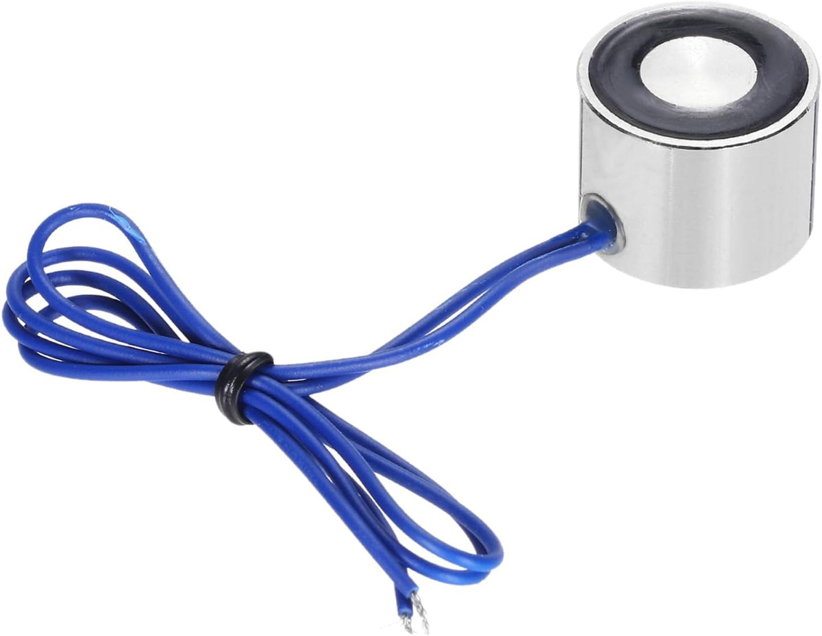 DC12V 4KG Lift Holding Electromagnet Sucking Disc Electric Lifting Magnet Solenoid